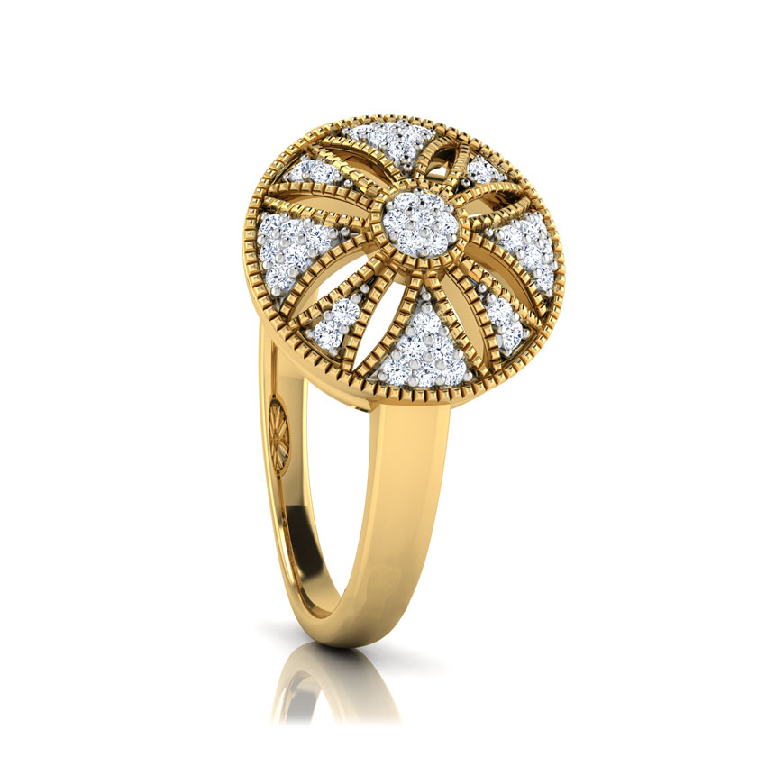 Flo Domed Diamond Ring Flo Domed Diamond Ring
