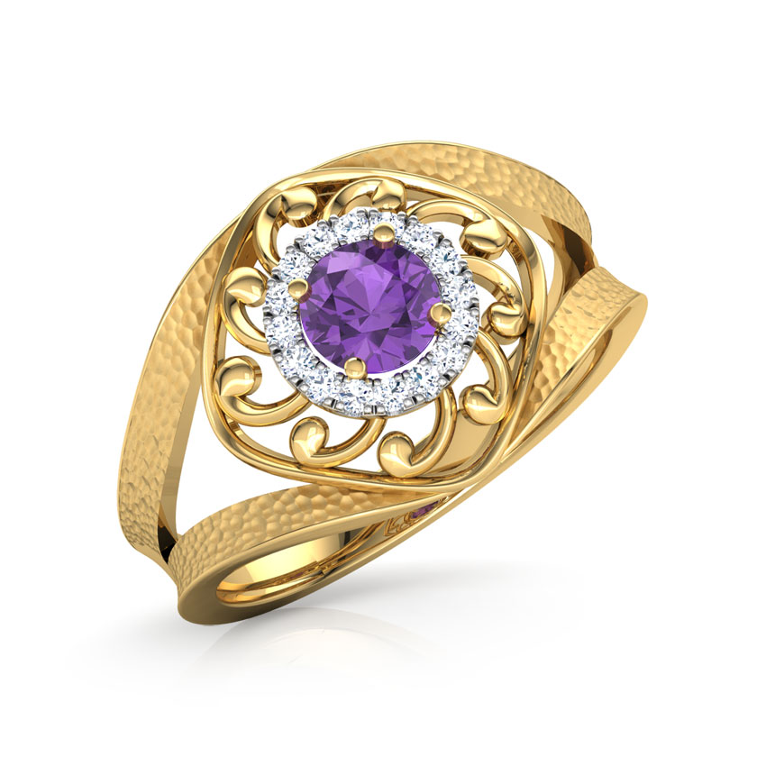 Cinzia Hammered Ring