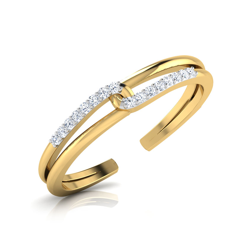 Interlinked Midi Ring