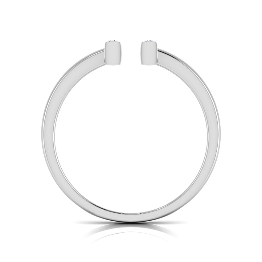 Bar Diamond Midi Ring