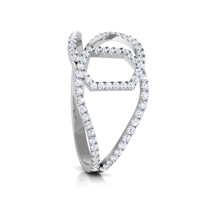 Hexagon Loop Wide Band Hexagon Loop Wide Band