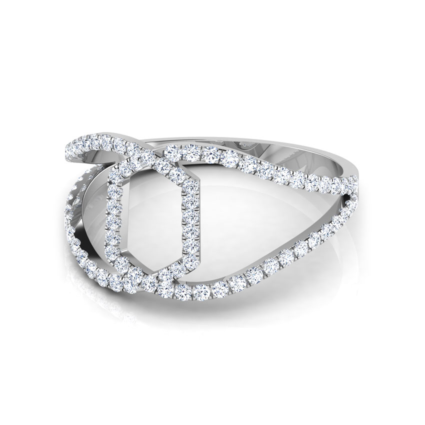 Hexagon Loop Wide Band Hexagon Loop Wide Band