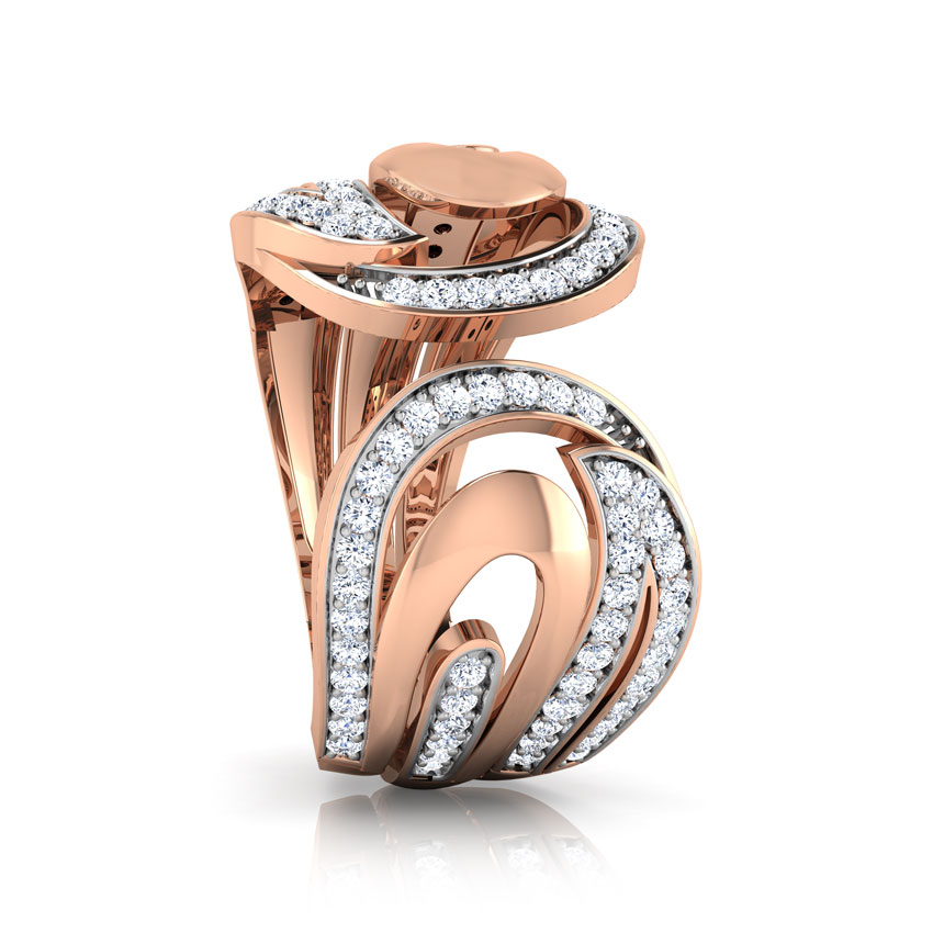 Crescent Fashion Diamond Ring Crescent Fashion Diamond Ring