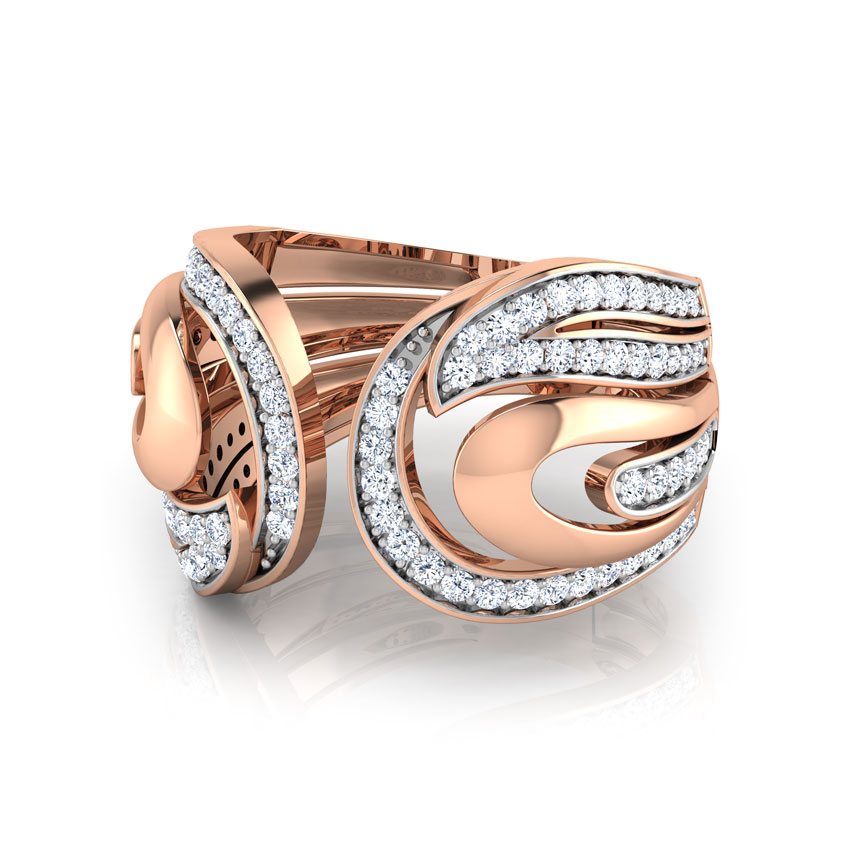 Crescent Fashion Diamond Ring Crescent Fashion Diamond Ring