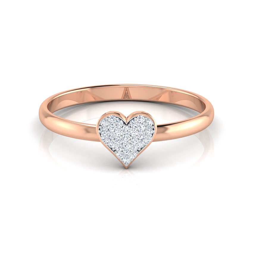 Radiant Heart Diamond Ring