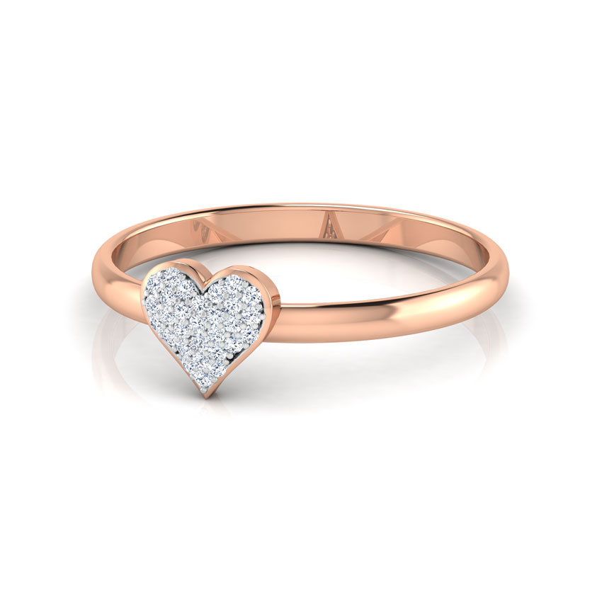 Radiant Heart Diamond Ring
