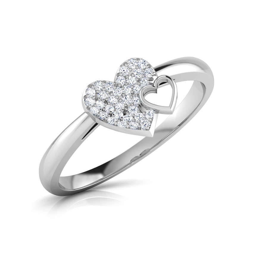 Duet Heart Ring