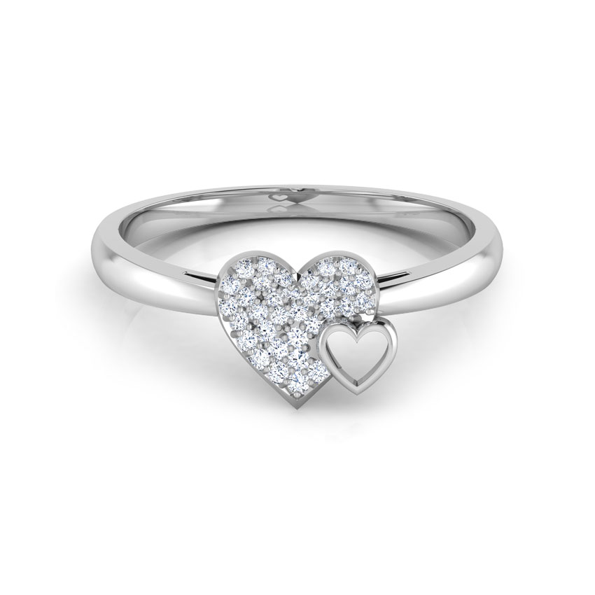 Duet Heart Ring