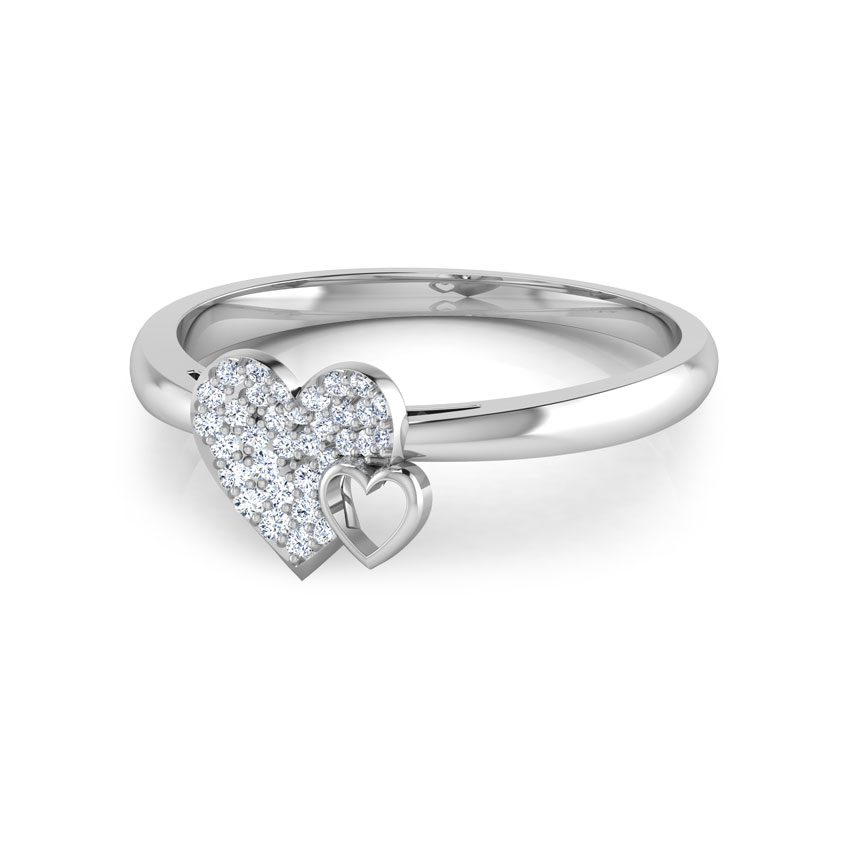 Duet Heart Ring