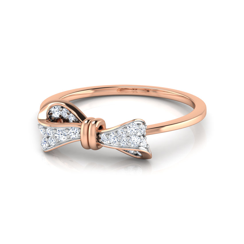 Delicate Bow Diamond Ring Delicate Bow Diamond Ring