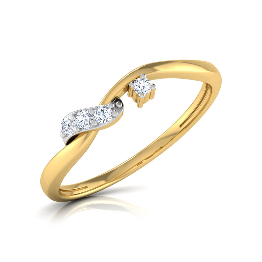 Diamond Rings 18 Karat Yellow Gold Reese Diamond Ring