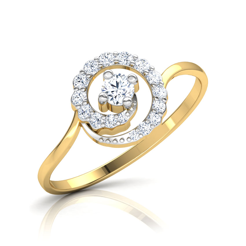 Star in Swirl Ring Star in Swirl Ring