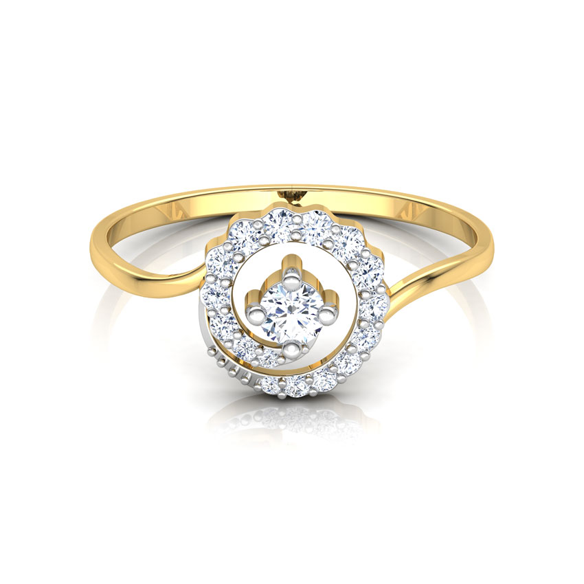 Star in Swirl Ring Star in Swirl Ring