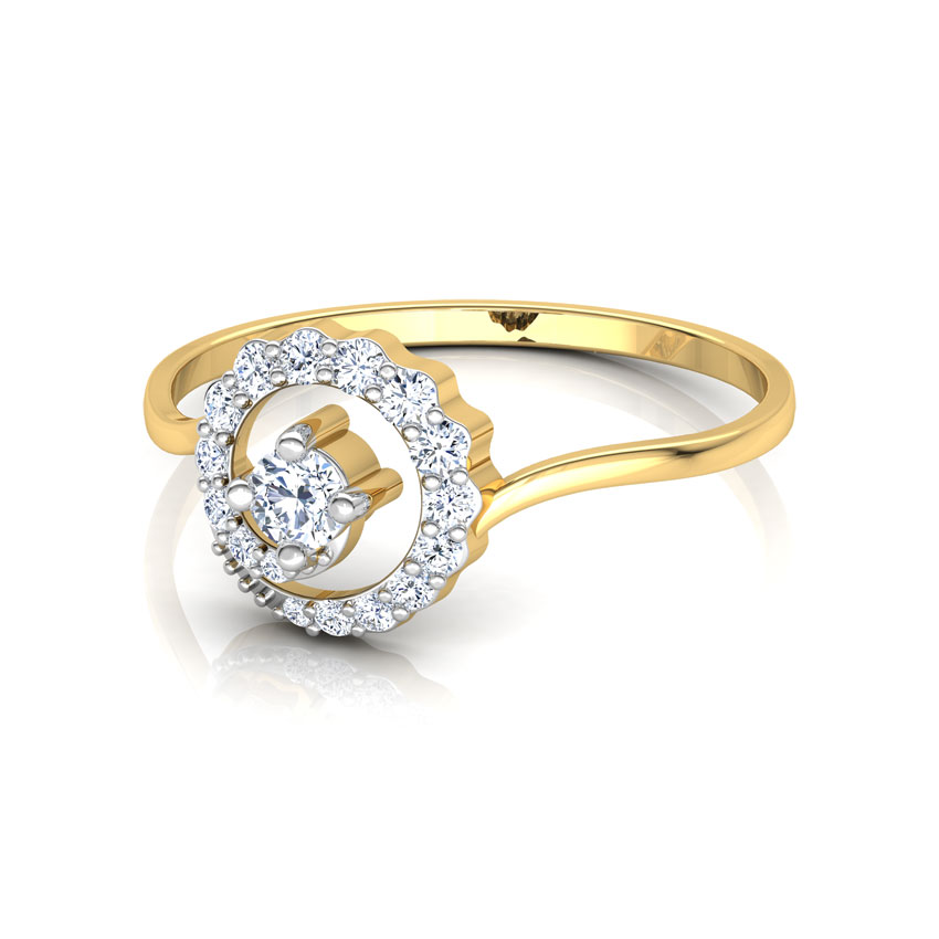 Star in Swirl Ring Star in Swirl Ring