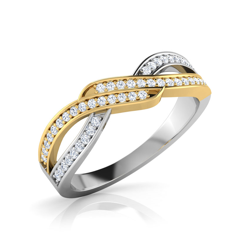 Two Tone Twine Ring