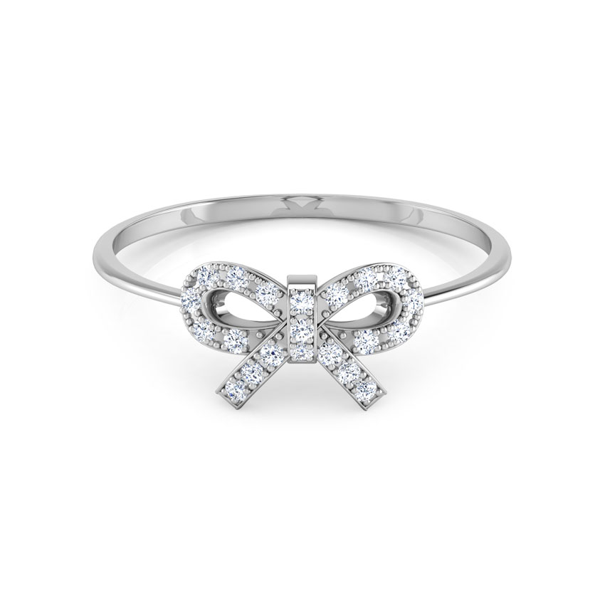 Dazzle Bow Diamond Ring