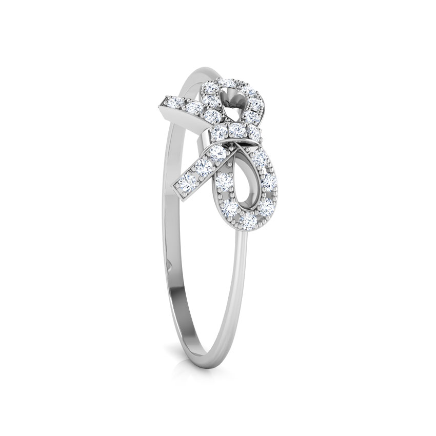 Dazzle Bow Diamond Ring
