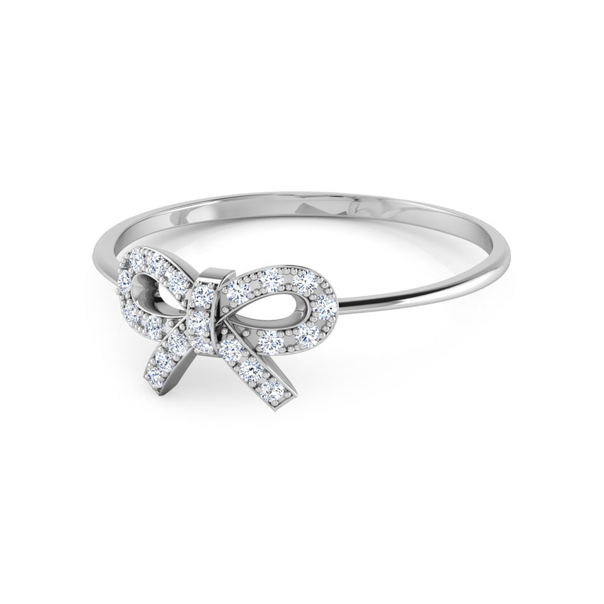 Dazzle Bow Diamond Ring