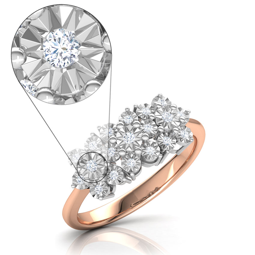 Clump Miracle Plate Diamond Ring Clump Miracle Plate Diamond Ring