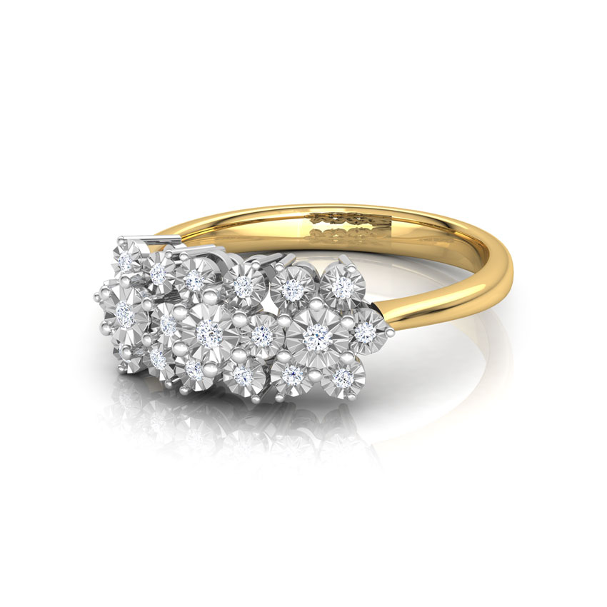 Clump Miracle Plate Diamond Ring Clump Miracle Plate Diamond Ring