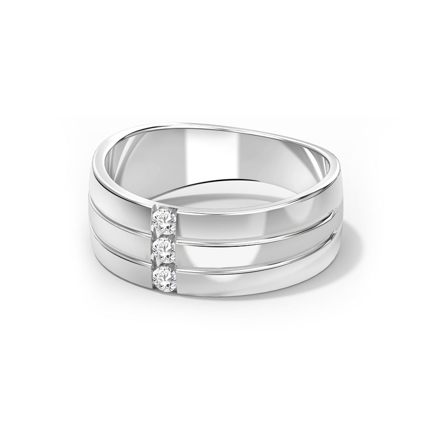 Scott Grooved Diamond Band Scott Grooved Diamond Band