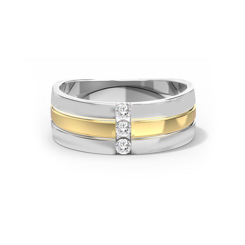 Scott Grooved Diamond Band Scott Grooved Diamond Band