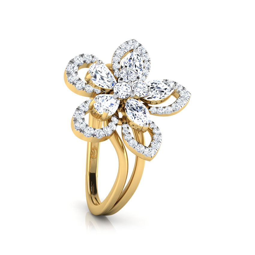 Sunburst Diamond Ring