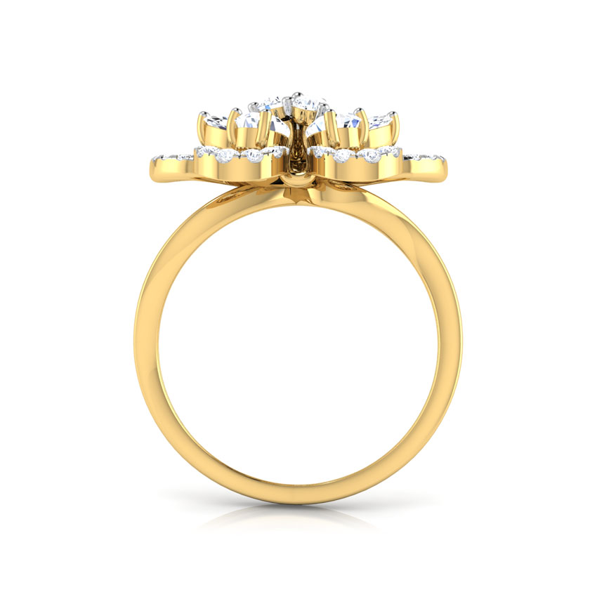 Sunburst Diamond Ring
