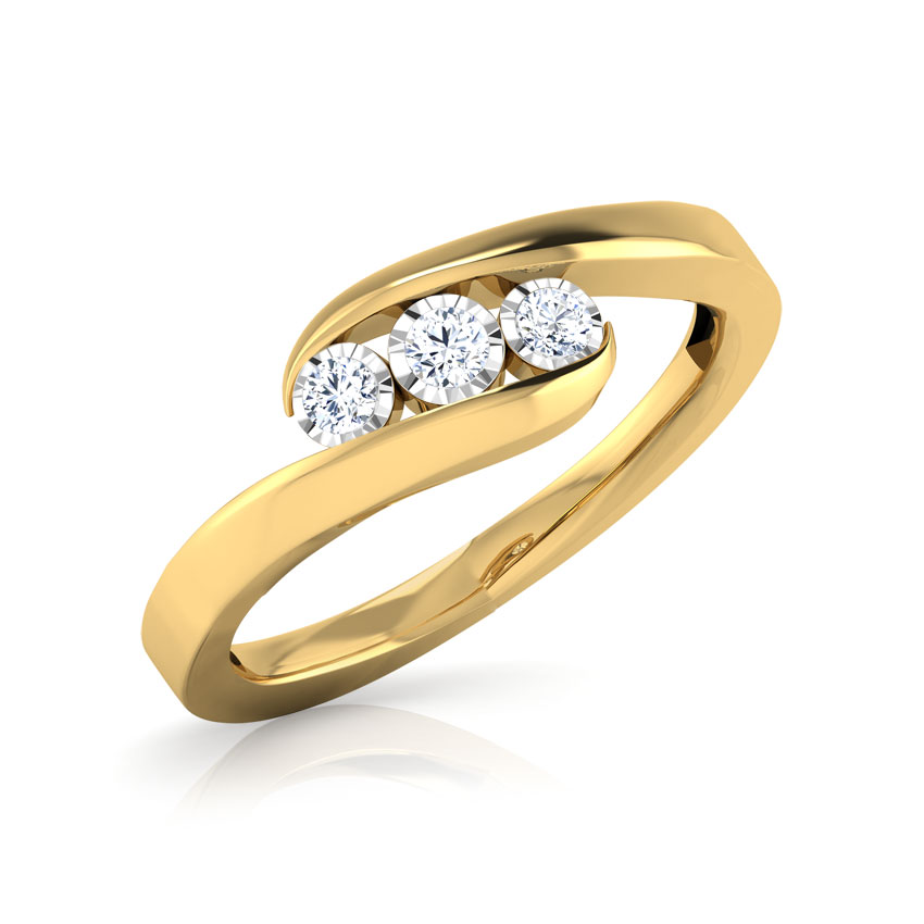 Tri Miracle Plate Ring