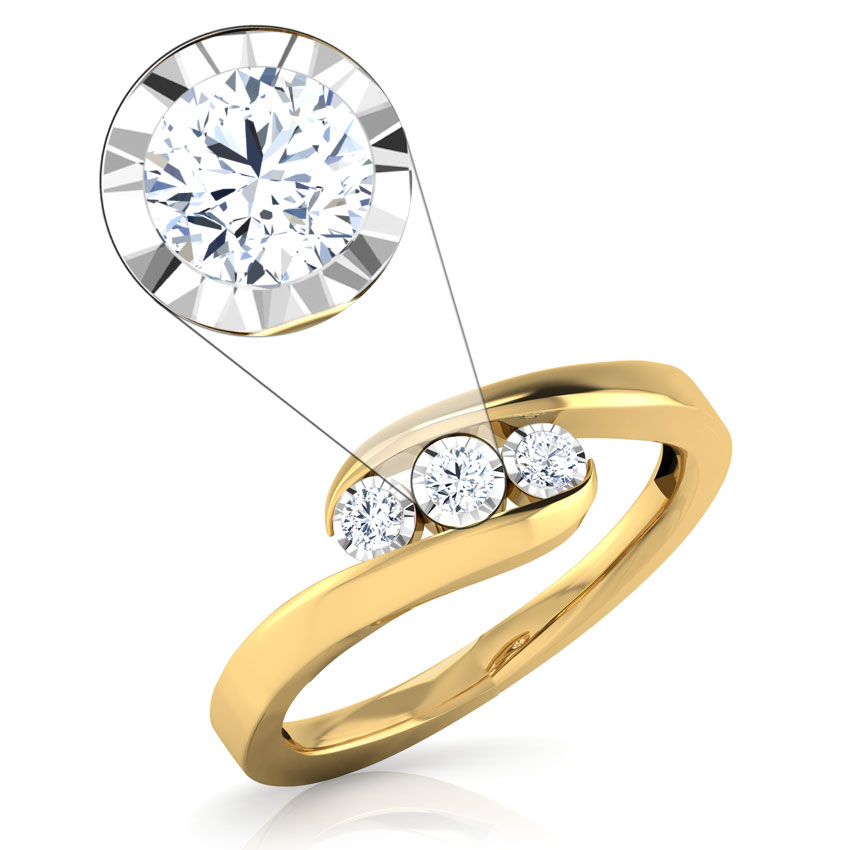 Tri Miracle Plate Ring