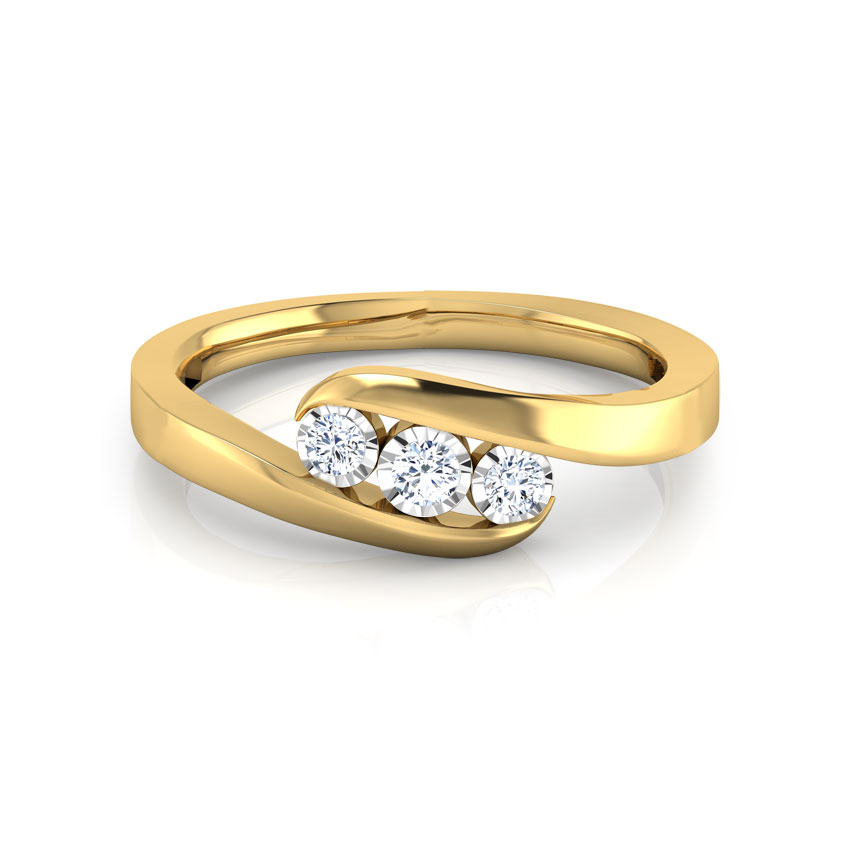 Tri Miracle Plate Ring