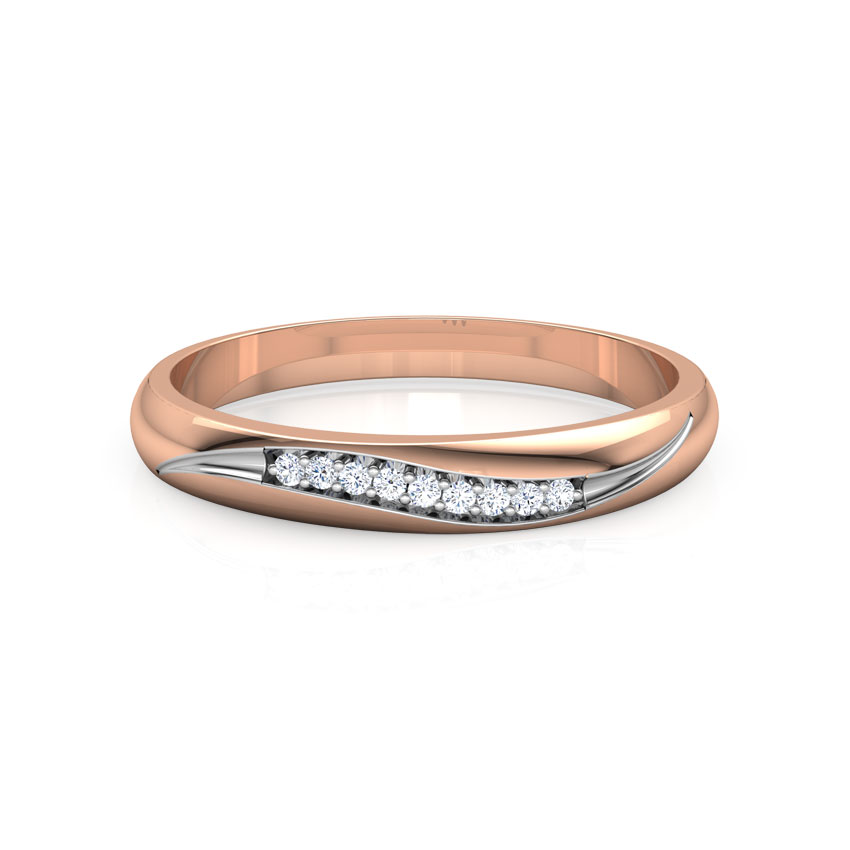 Linear Wave Diamond Ring Linear Wave Diamond Ring