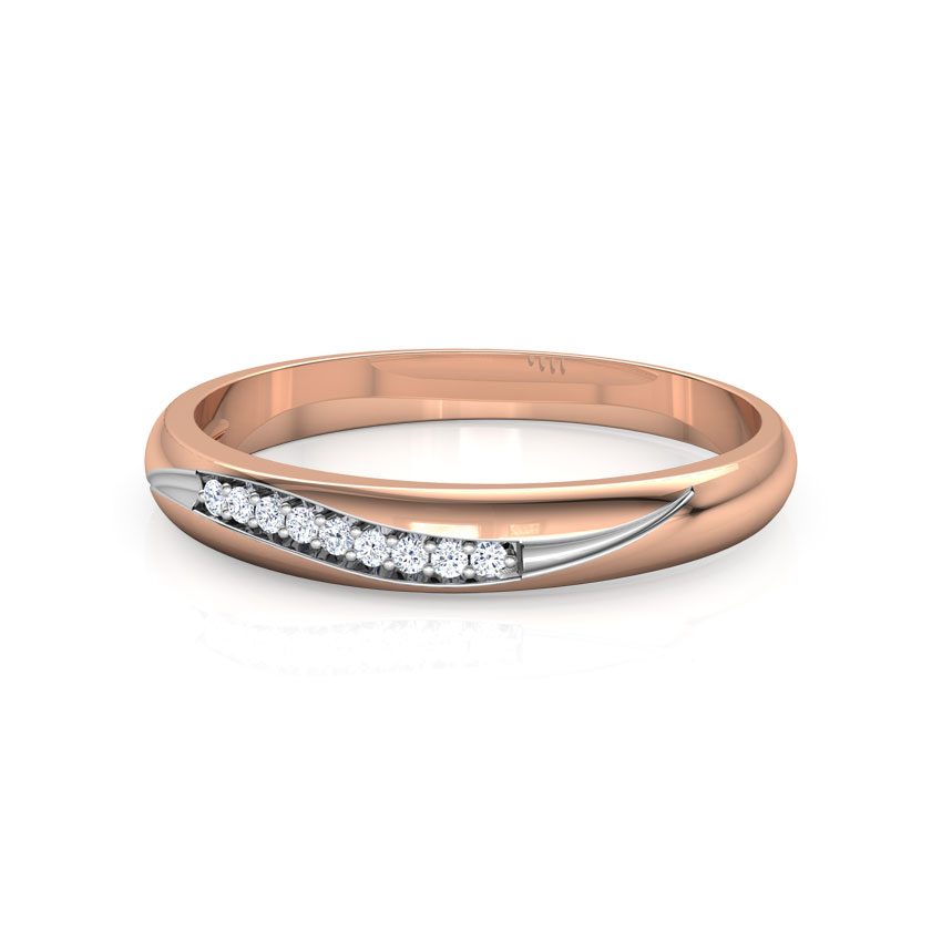 Linear Wave Diamond Ring Linear Wave Diamond Ring