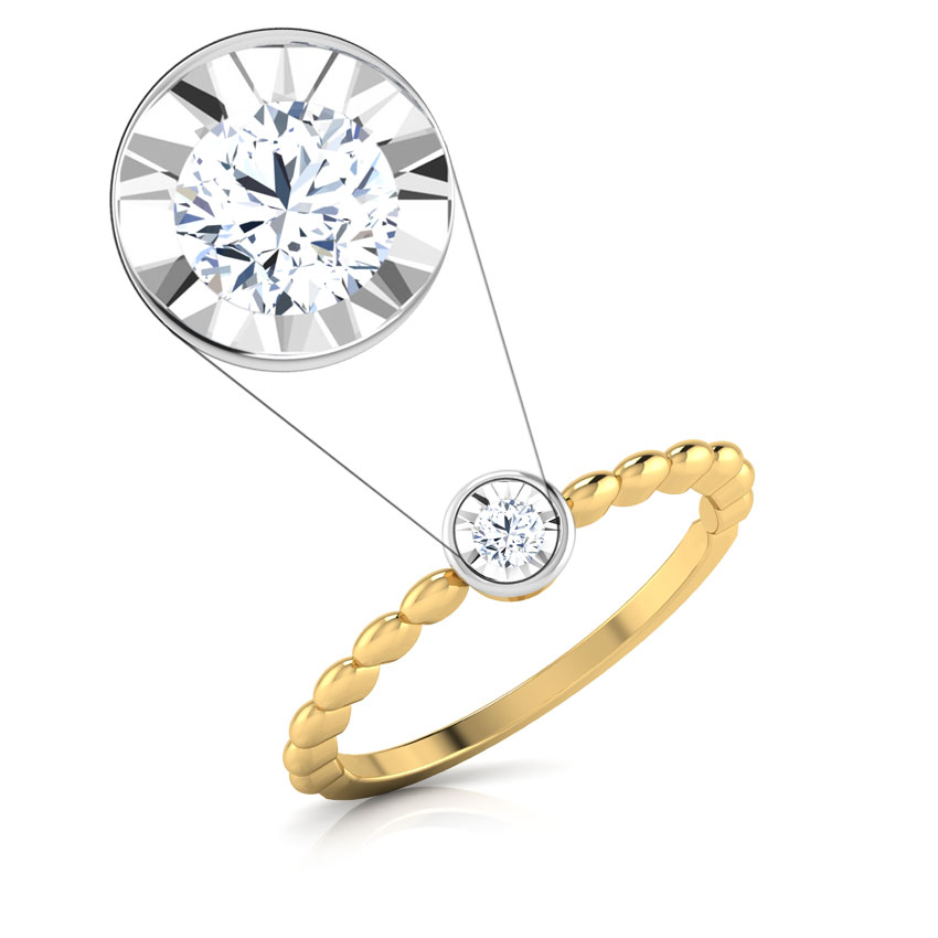 Orb Miracle Plate Diamond Ring