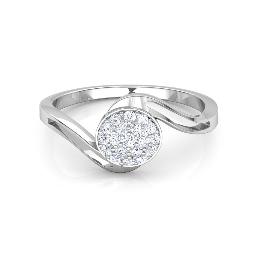 Clustered Orb Diamond Ring
