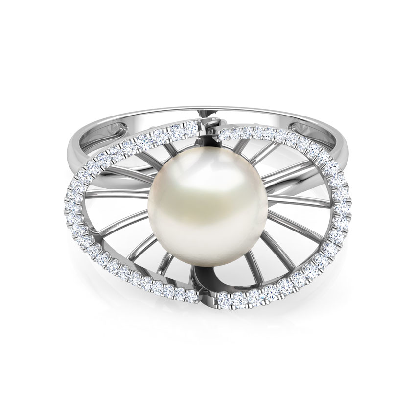 Divine Pearl Diamond Ring Divine Pearl Diamond Ring