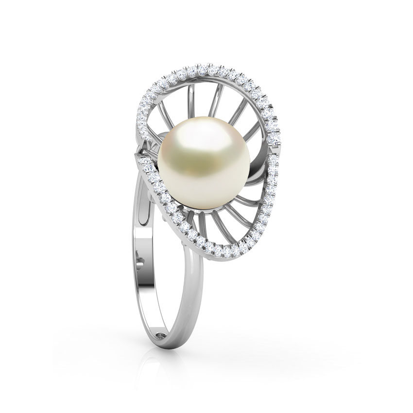 Divine Pearl Diamond Ring Divine Pearl Diamond Ring