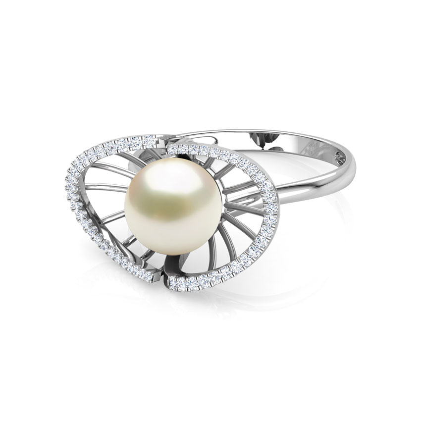 Divine Pearl Diamond Ring Divine Pearl Diamond Ring