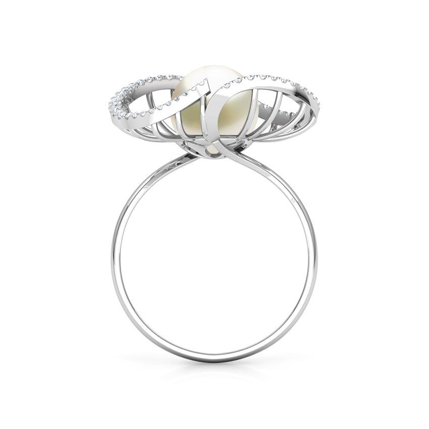 Divine Pearl Diamond Ring Divine Pearl Diamond Ring
