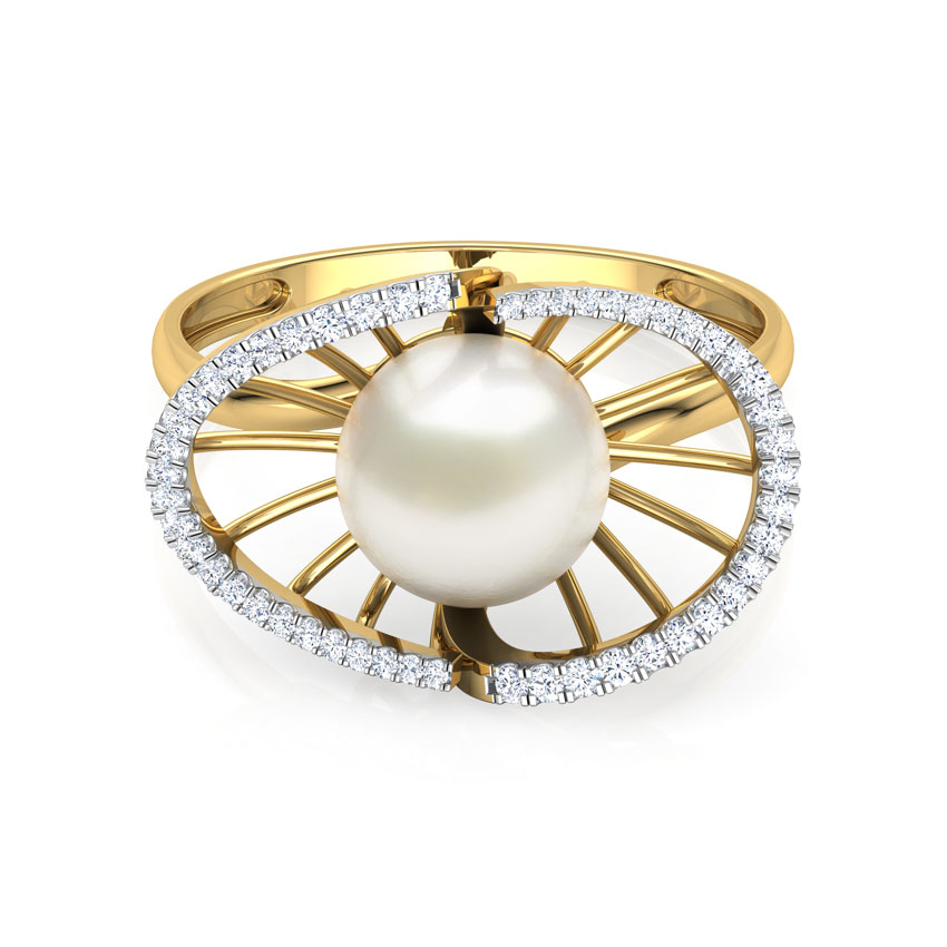 Divine Pearl Diamond Ring Divine Pearl Diamond Ring