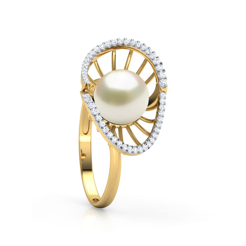 Divine Pearl Diamond Ring Divine Pearl Diamond Ring