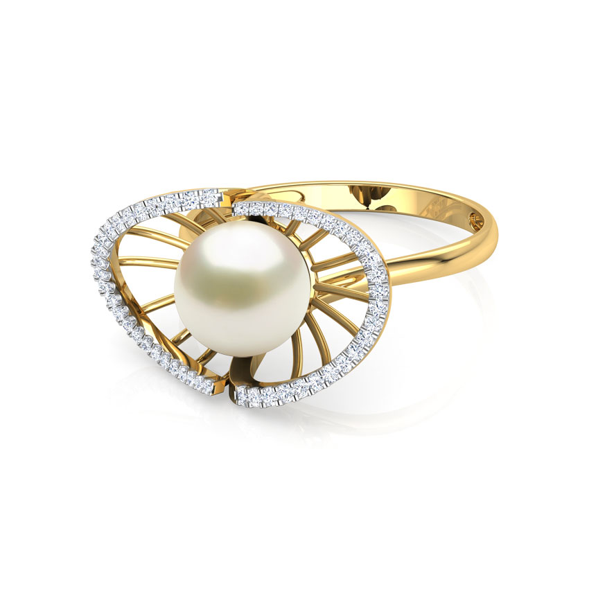 Divine Pearl Diamond Ring Divine Pearl Diamond Ring