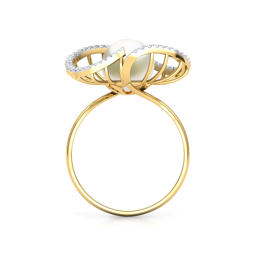 Divine Pearl Diamond Ring Divine Pearl Diamond Ring