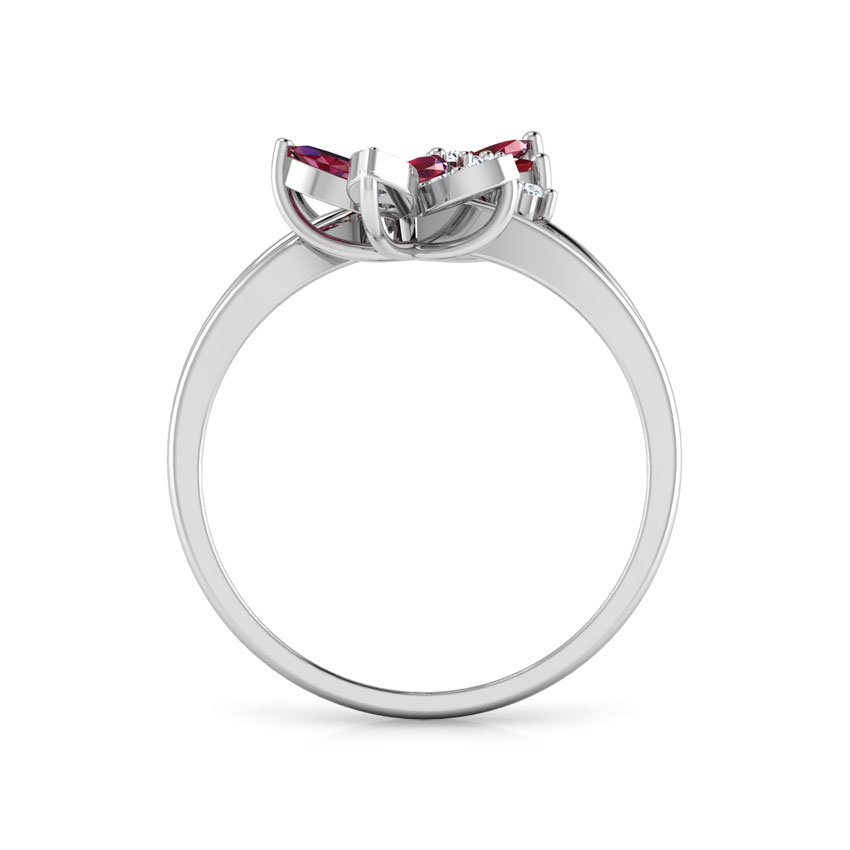 Duo Flower Diamond Ring Duo Flower Diamond Ring