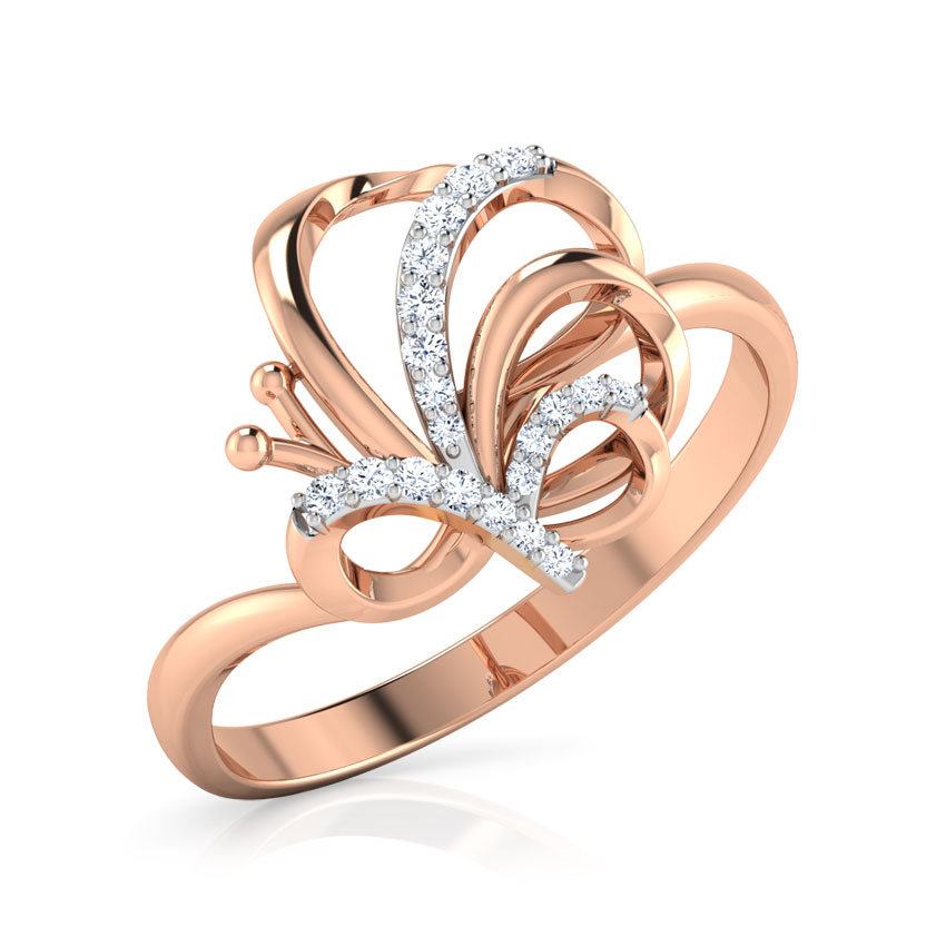 Winsome Butterfly Ring