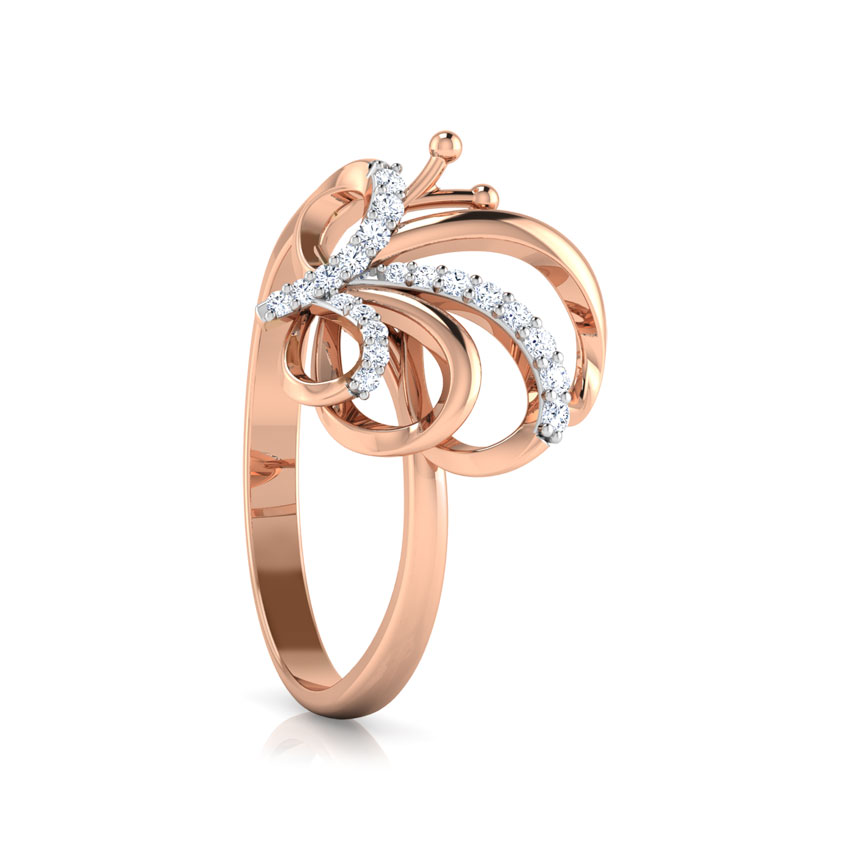 Winsome Butterfly Diamond Ring Winsome Butterfly Diamond Ring