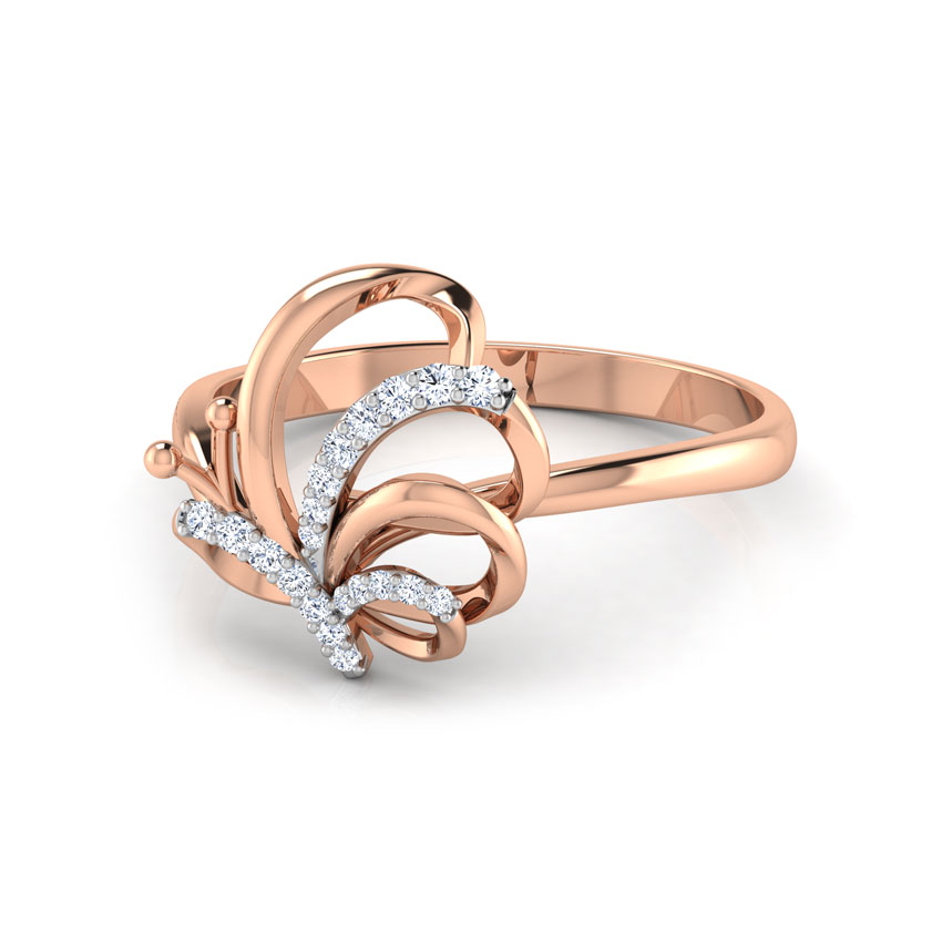 Winsome Butterfly Diamond Ring Winsome Butterfly Diamond Ring