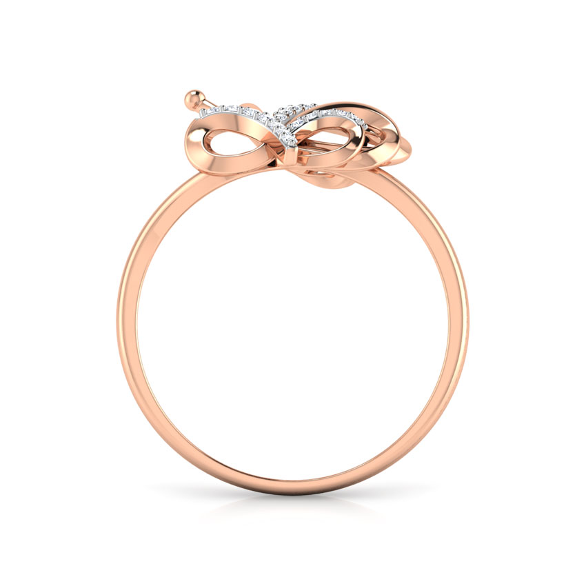 Winsome Butterfly Diamond Ring Winsome Butterfly Diamond Ring
