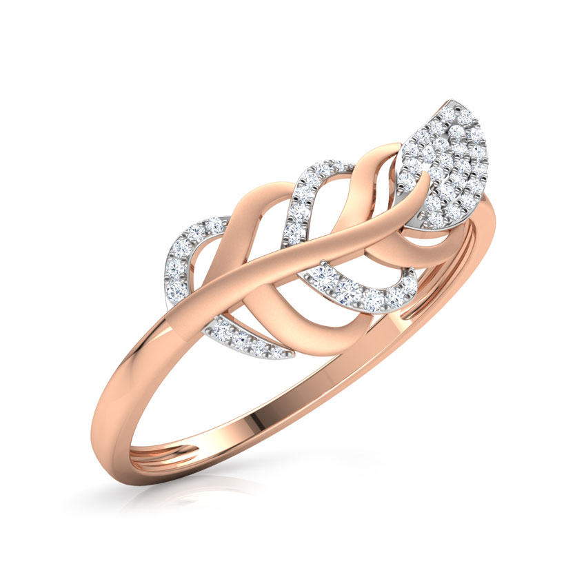 Wispy Leaf Ring