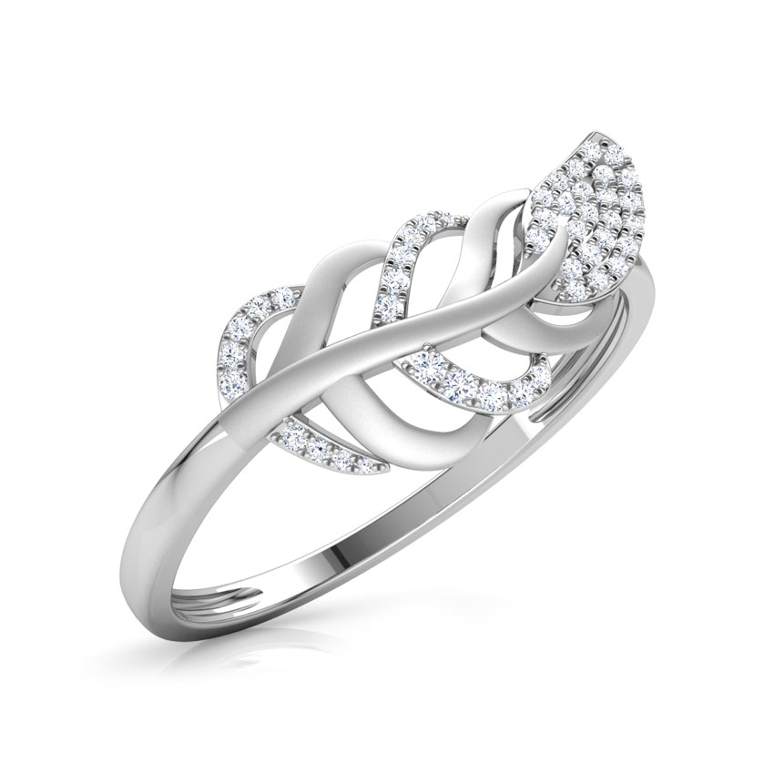 Wispy Leaf Ring